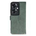Oppo Reno 11f Kılıf Trend S Plus Kapaklı Kılıf - Yeşil-1