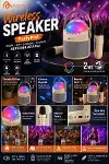 Partypod Bluetooth 5.3 Destekli Çok Fonksiyonlu Kablosuz Mikrofon Ve Hoparlör-2