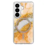 Onegif Samsung Galaxy S26 Lotus Simli Magsafe Kapak - Turuncu-3