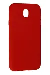 Samsung Galaxy J7 Pro / J730 Kılıf Nano içi Kadife Silikon - Kırmızı-2