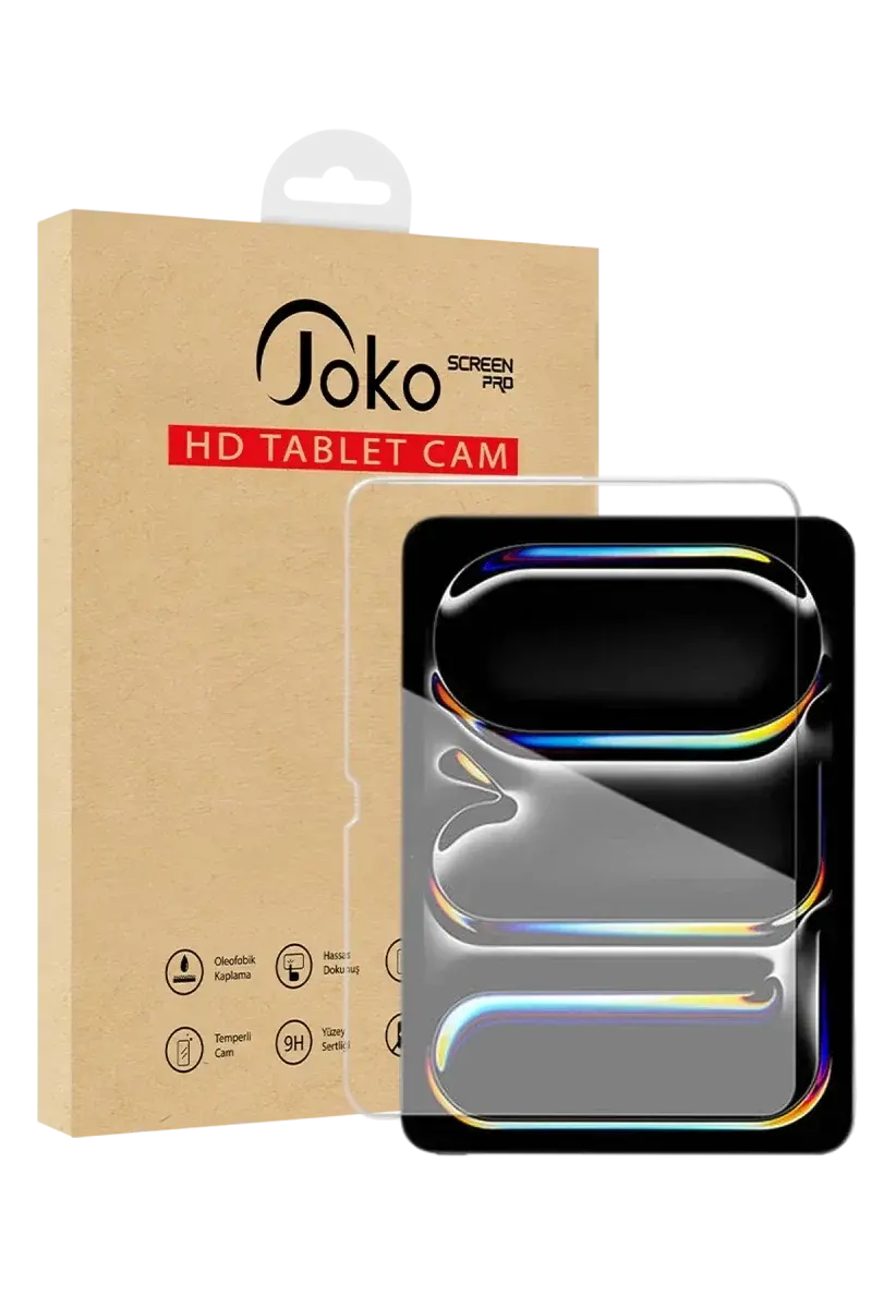 Joko Apple iPad Pro 11 (2024) HD Tablet Cam Ekran Koruyucu - Şeffaf