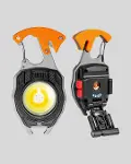 USB Şarjlı Mini LED Anahtarlık Fener-2