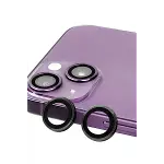Apple iPhone 14 Plus Raze Metal Kamera Lens - Siyah-3