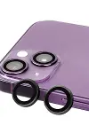 Apple iPhone 14 Plus Raze Metal Kamera Lens - Siyah-1