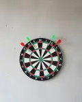 17 İnç Profesyonel Dart Tahtası Dayanıklı Yapı ve 4 Metal Dart Oku-1
