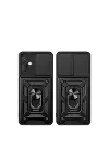 İnfinix Hot 30 5g Kılıf Pars Lens Yüzüklü Silikon - Siyah-3