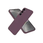 Samsung Galaxy A06 Kılıf First Silikon - Mürdüm-2