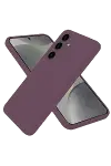 Samsung Galaxy A06 Kılıf First Silikon - Mürdüm-1