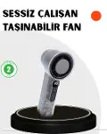 Kompakt Dijital Ekranlı Fan | 100 Seviye Hız + Sessiz Çalışma-1