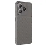 Realme C61 Kılıf Auto Focus Karbon Kapak - Gri-1