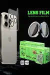 Xiao Red Note 13 Pro Plus Raze Metal Kamera Lens - Siyah-2