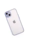 Apple iPhone 14 Kılıf Montreal Silikon Kapak - Gri-2