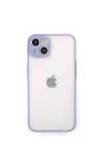 Apple iPhone 14 Kılıf Montreal Silikon Kapak - Gri-1