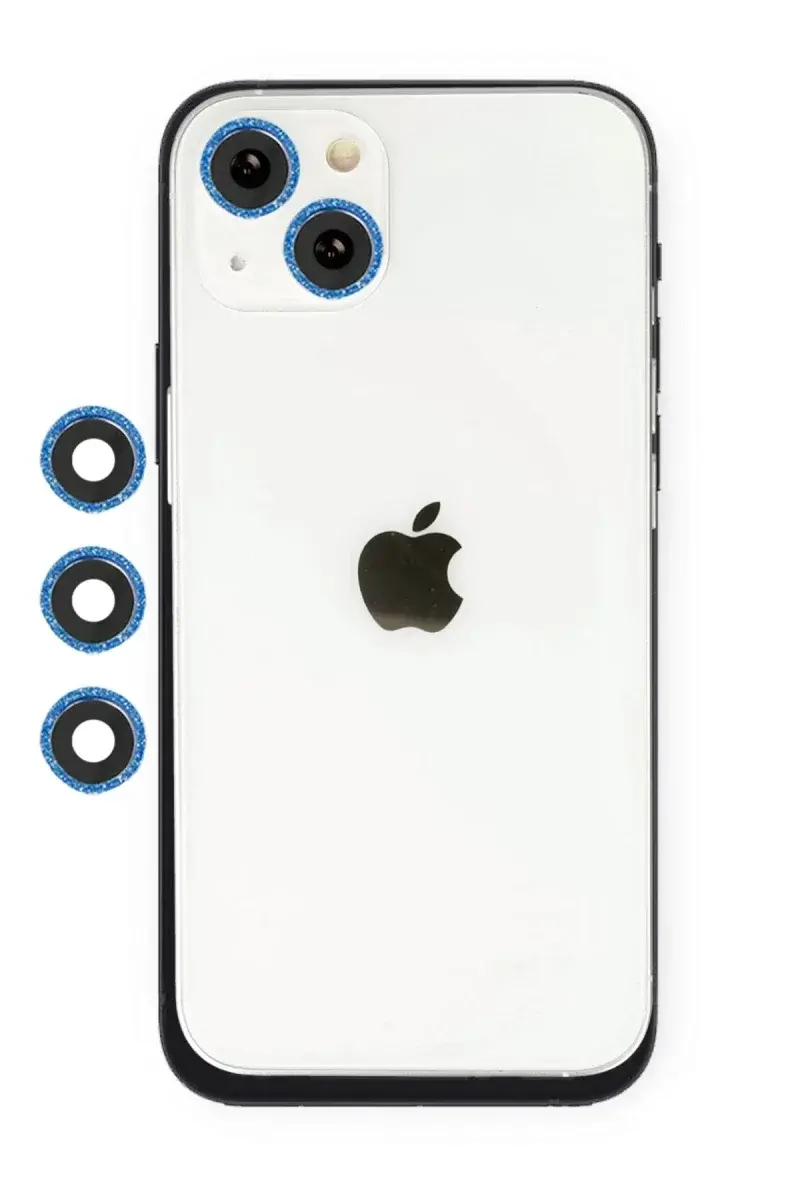 Apple iPhone 14 Shine Kamera Lens - Mavi