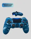 Kablosuz PS4 Controller Çift Motorlu Dayanıklı Gamepad-3
