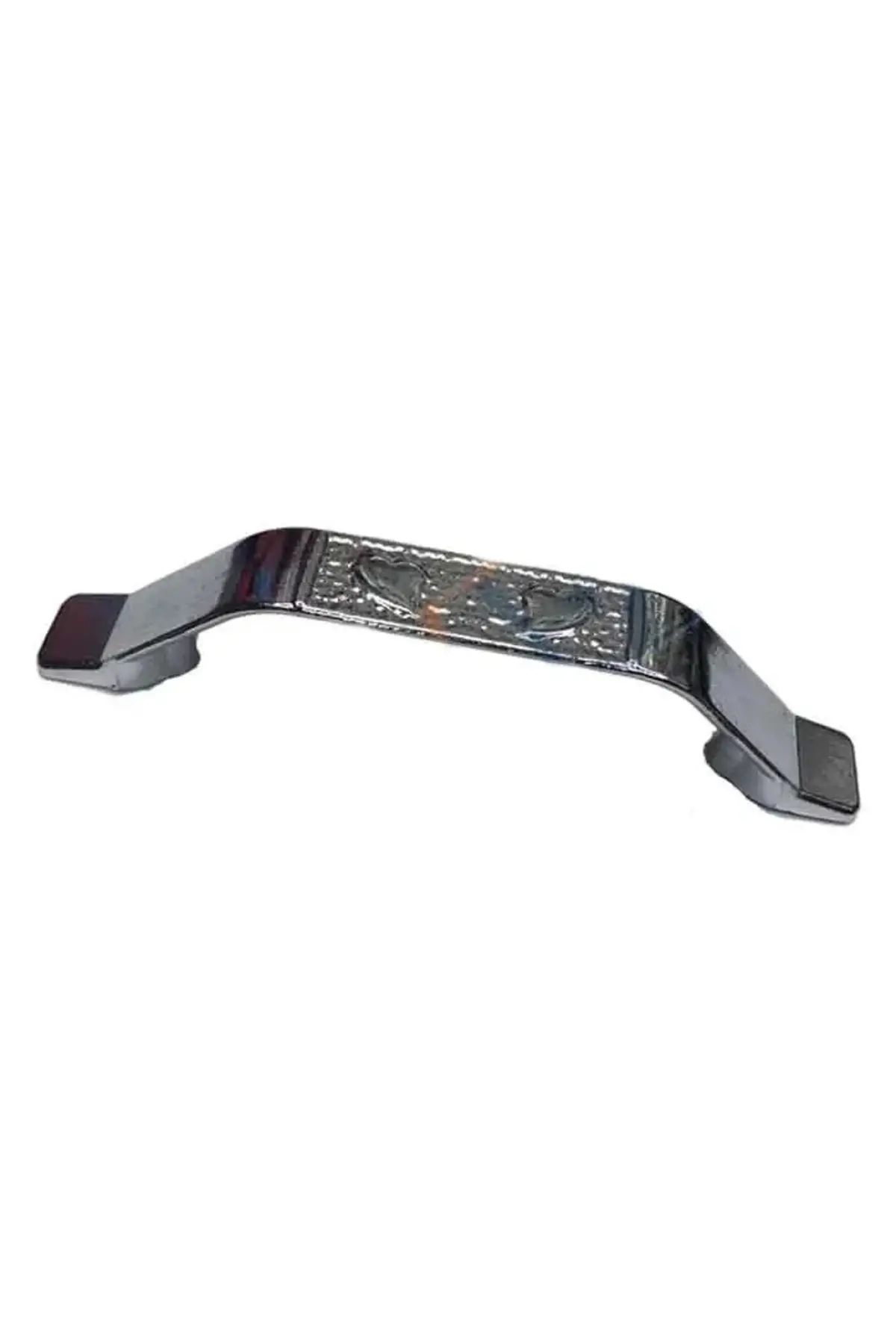 Dekoratif Zamak Kulp İçten - 64mm, Nikel, 100 Adet