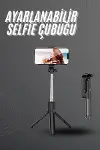Selfie Çubuğu Tripod Bluetooth Kumandalı Selfie Çubuğu Telefon Tutucu-1