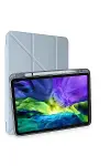 Apple iPad Pro 11 (2018) Kılıf Kalemlikli Mars Tablet Kılıfı - Mavi-1