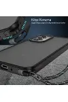 Samsung Galaxy A05S Kılıf Elegant Kapak - Titan Gri-3
