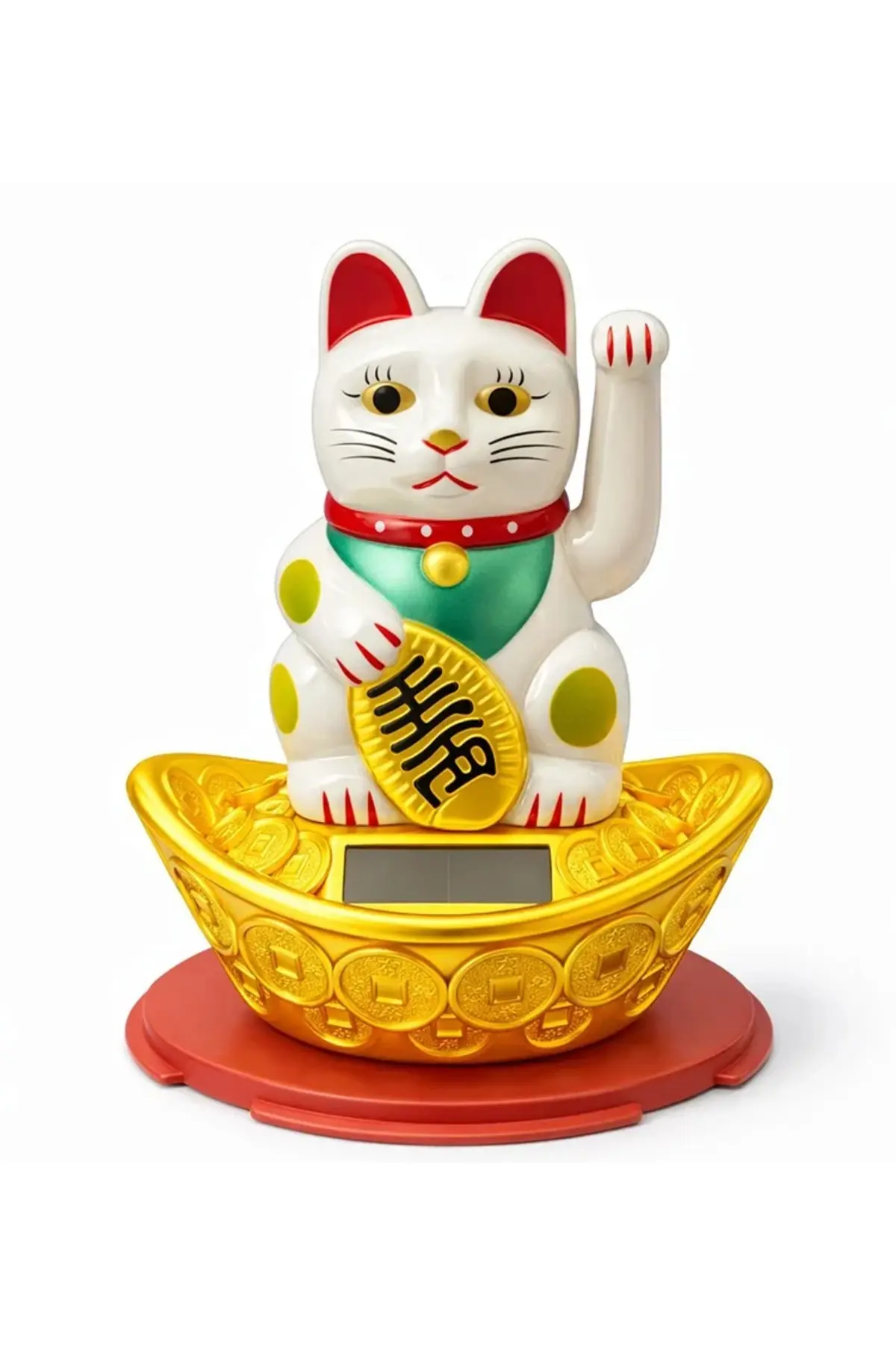 Güneş Enerjili Sallanan Şans Kedisi - Maneki Neko Alk4522