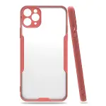 Apple iPhone 11 Pro Kılıf Platin Silikon - Pembe-3