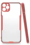 Apple iPhone 11 Pro Kılıf Platin Silikon - Pembe-1