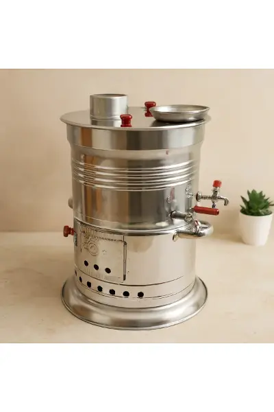 10 L Piknik Semaveri Çift Musluk