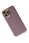 Apple iPhone 12 Pro Kılıf Volet Silikon - Mor-2