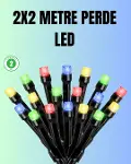 Su Geçirmez Pil Çalışan LED Perde Işık – İç ve Dış Mekan-1