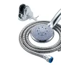 4 Modlu El Duşu Başlığı Spiral Hortumlu Duş Seti Banyo Aksesuarı-2