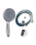 4 Modlu El Duşu Başlığı Spiral Hortumlu Duş Seti Banyo Aksesuarı-4