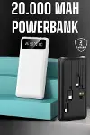 Powerbank 20.000 Mah Dijital Göstergeli LCD Ekran Uzun Pil Ömrü Yeni Nesil-2