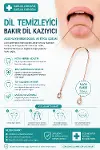 Bakır Dil Tezleme Aparatı – Dil Tezleyici – Ağız Bakım Aparatı – Dil Kazıyıcı – Metal Dil Tezleme Ek-2