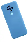 Tecno Camon 16 Kılıf Nano içi Kadife Silikon - Mavi-2