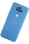 Tecno Camon 16 Kılıf Nano içi Kadife Silikon - Mavi-3