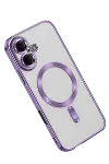 Apple iPhone 16 Kılıf Kross Magneticsafe Kapak - Mor-2