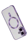 Apple iPhone 16 Kılıf Kross Magneticsafe Kapak - Mor-3