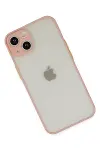 Apple iPhone 14 Kılıf Montreal Silikon Kapak - Pembe-3