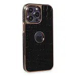 Apple İphone 14 Pro Kılıf Snake Kapak - Siyah-1