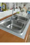 Gri Su Sızdırmaz Banyo Mutfak Lavabo Küvet İzolasyon Şerit Bant-3