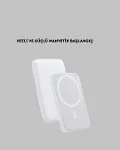 Manyetik Kablosuz Powerbank – iPhone 12/13/14/15 Uyumlu, Hızlı Şarjlı, Ultra Hafif-3