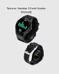 AMOLED Ekranlı Smartwatch – 3 Kordonlu, Kalp Atış & Uyku Takipli Akıllı Saat-4