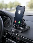 Katlanabilir Araç İçi Telefon Tutucu Gizli Numaratörlü Telefon Standı-4
