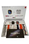 9 Ultra Akıllı Saat 49mm 2inç Ekran 7 Kordonlu ve Bluetooth Kulaklık-3