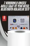 9 Ultra Akıllı Saat 49mm 2inç Ekran 7 Kordonlu ve Bluetooth Kulaklık-1