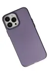 Apple iPhone 14 Pro Max Kılıf Modos Metal Kapak - Mor-2