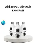 Ampul Tipi WiFi Kamera 2MP Lensli Full HD Görüntü ve Akıllı Hareket Algılama-1