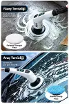 Turbo Clean Elektrikli Temizlik Fırçası 7 Başlıklı Kablosuz Şarjlı Döner Fırça-4