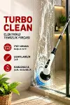 Turbo Clean Elektrikli Temizlik Fırçası 7 Başlıklı Kablosuz Şarjlı Döner Fırça-1