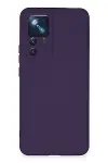 Xiao 12T Pro Kılıf Nano içi Kadife Silikon - Mor-1